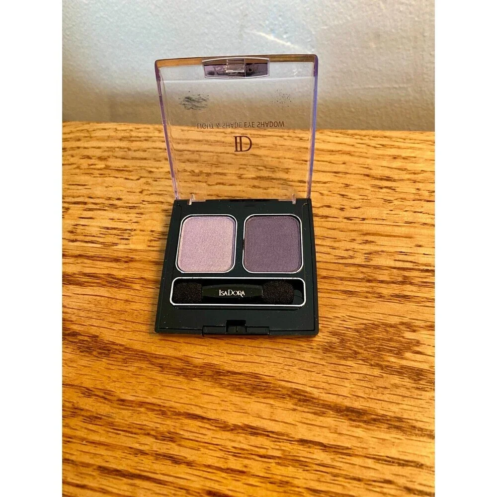 IsaDora Eye Shadow Quartet- VTG 07 ￼ Frosty Lilac light & shade Purple Lavender